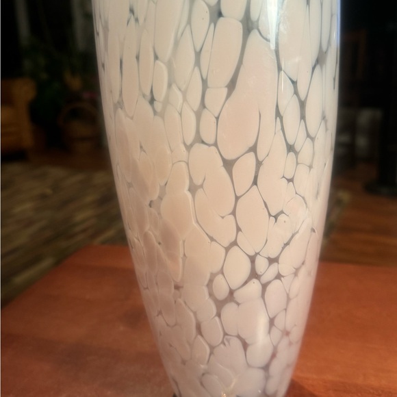 Krosno Jozefina Other - Vintage Krosno Jozefina Pink Art Glass Vase Made in Poland 11 in.